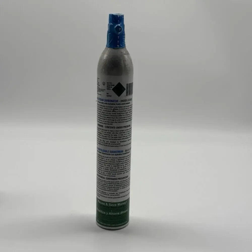 NEW Sealed SodaStream 60L 14.5 Oz Cylinder CO2 Carbonator Replacement